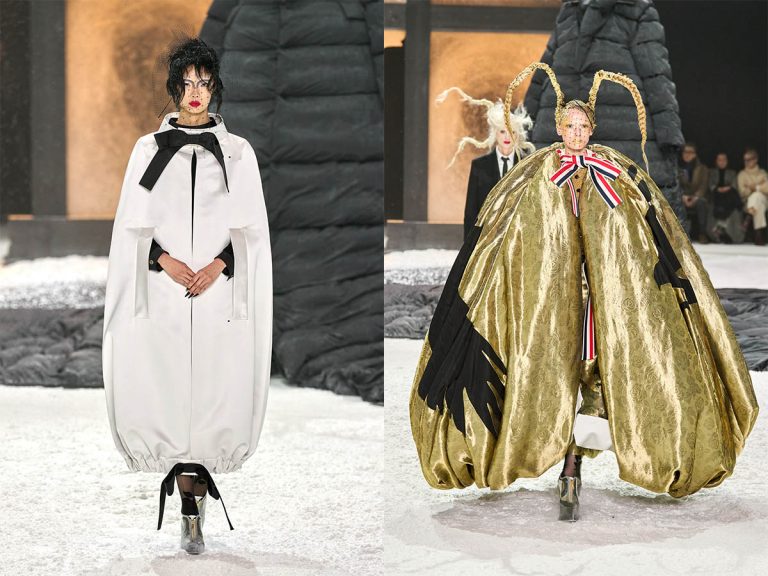 Thom Browne Closes Out New York Fashion Week In The Best Way — Exquisite Tailoring In A Dramatic Show