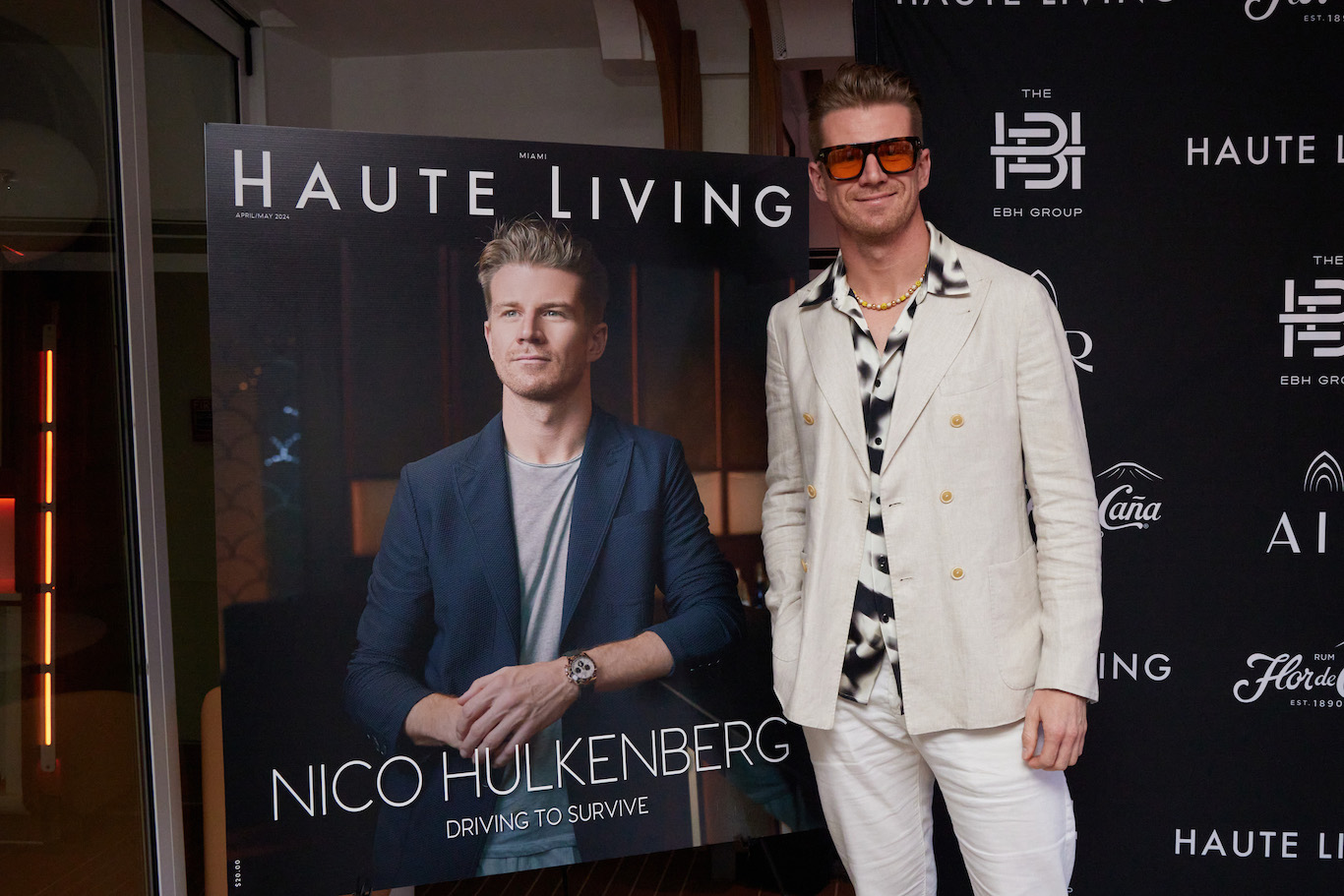 Haute Living Celebrates F1 Driver Nico Hulkenberg With Flor de Caña Rum And The EBH Group In Miami