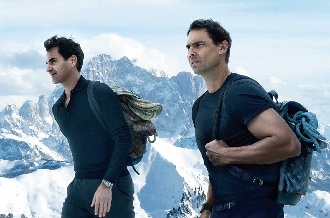 Roger Federer & Rafael Nadal Star In Louis Vuitton's Core Values Campaign