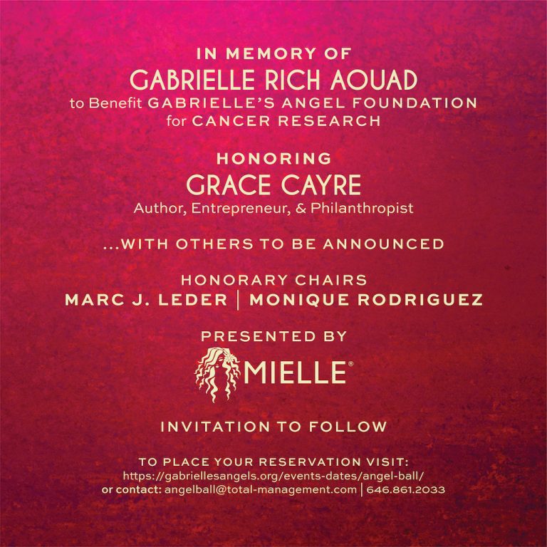 The Angel Ball 2024 Honoring Grace Cayre: A Night Dedicated to the Fight Against Cancer