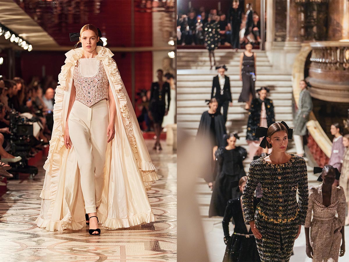 The Chanel Fall-Winter 2024/25 Haute Couture Collection Pays A Theatrical Tribute To The Palais Garnier