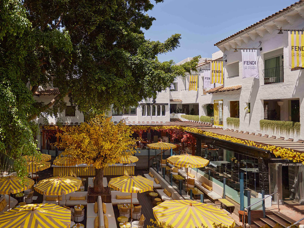 It’s A Fendi Summer At La Plaza In Puente Romano Beach Resort Marbella