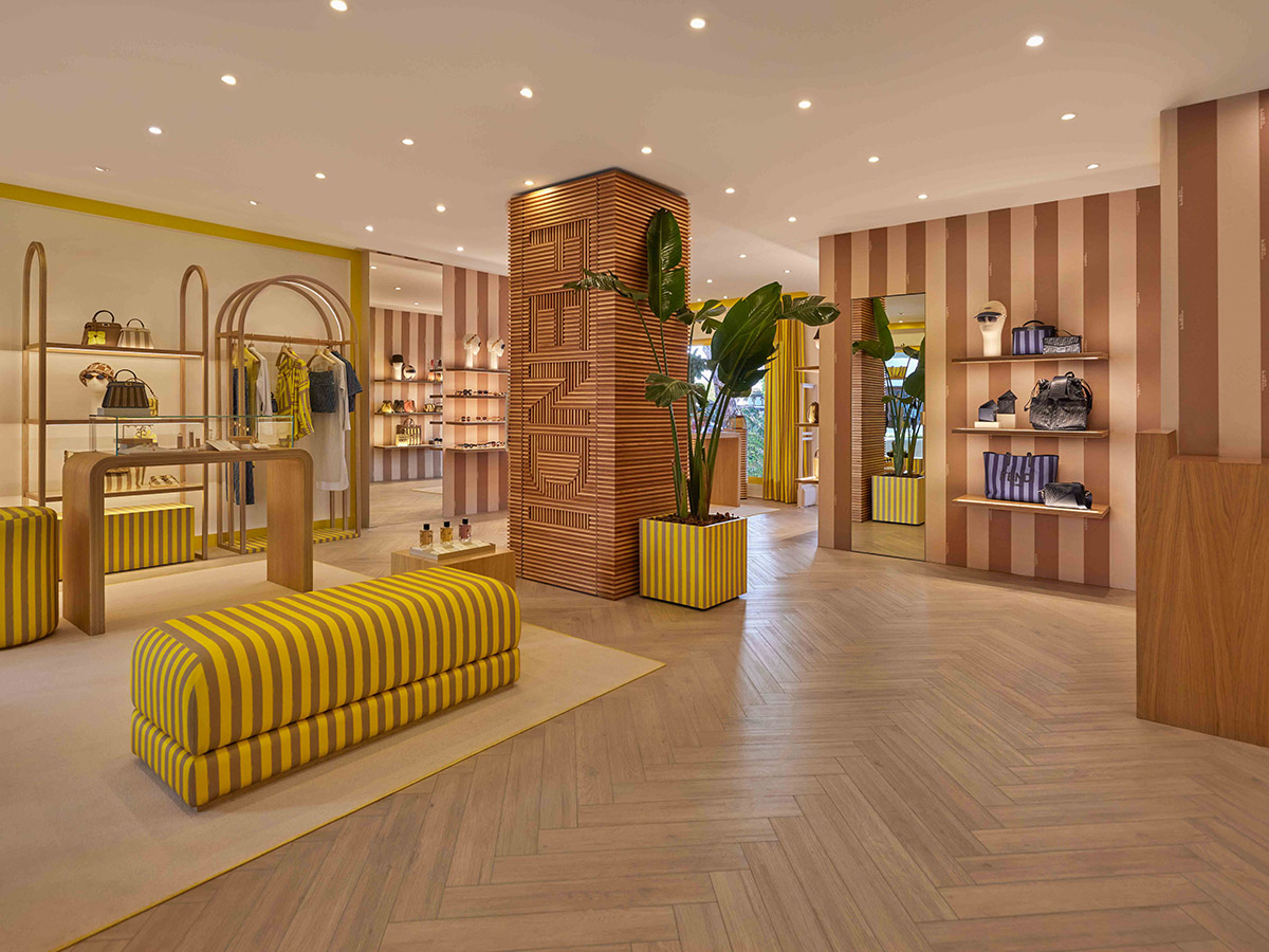 Fendi Takes Over La Plaza In Puente Romano Beach Resort Marbella