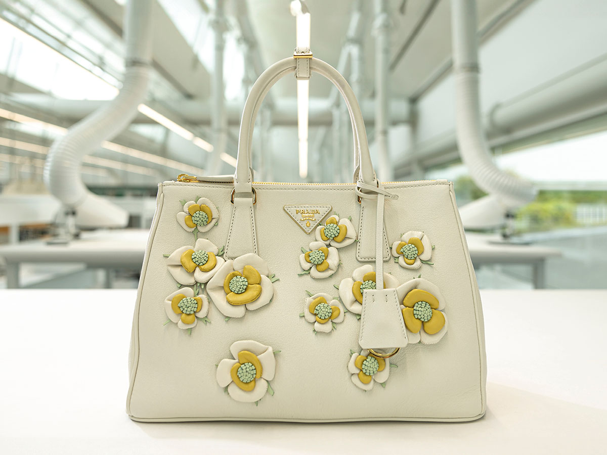 Prada flower bag best sale