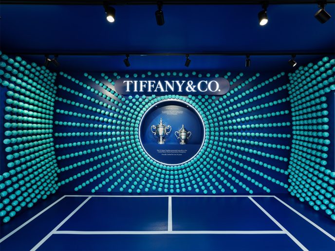 Tiffany & Co. Reveals 2024 US Open Pop-up With Tennis Trophies & AR Experiences