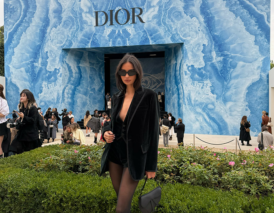 Behind The Scenes With Style Icon & Model Kelsey Merritt At The Dior Spring/Summer 2025 Show