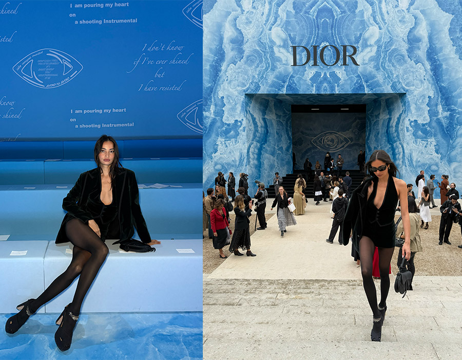 Behind The Scenes With Style Icon & Model Kelsey Merritt At The Dior Spring/Summer 2025 Show