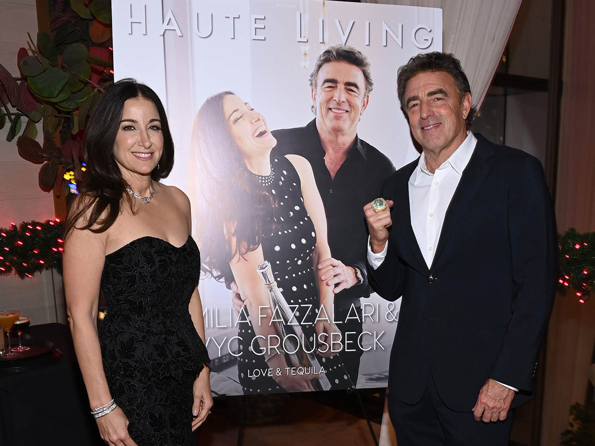 Haute Living Celebrates Wyc Grousbeck & Emilia Fazzalari With Cincoro Tequila