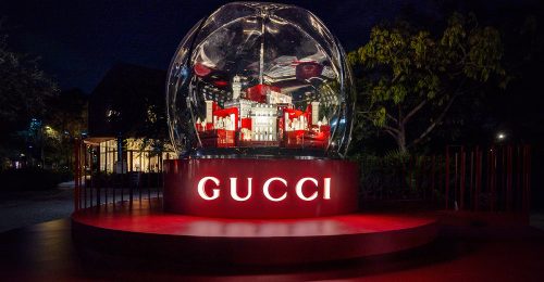 Gucci Celebrates The Holiday Season With An Immersive Festive Installation In Miami