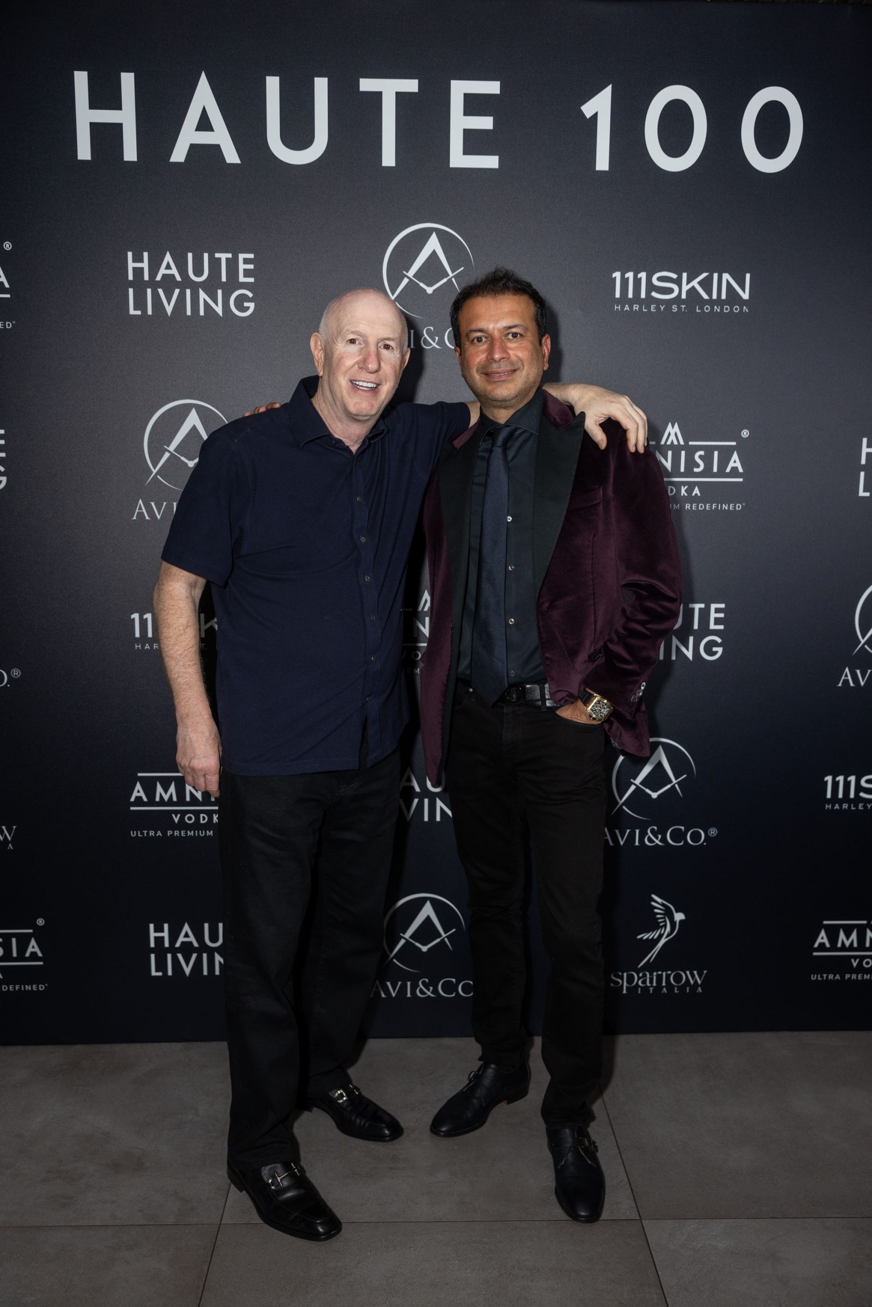 Haute Living Celebrates The Haute 100 With Avi & Co., Amnisia Vodka, & 111SKIN At Sparrow Italia