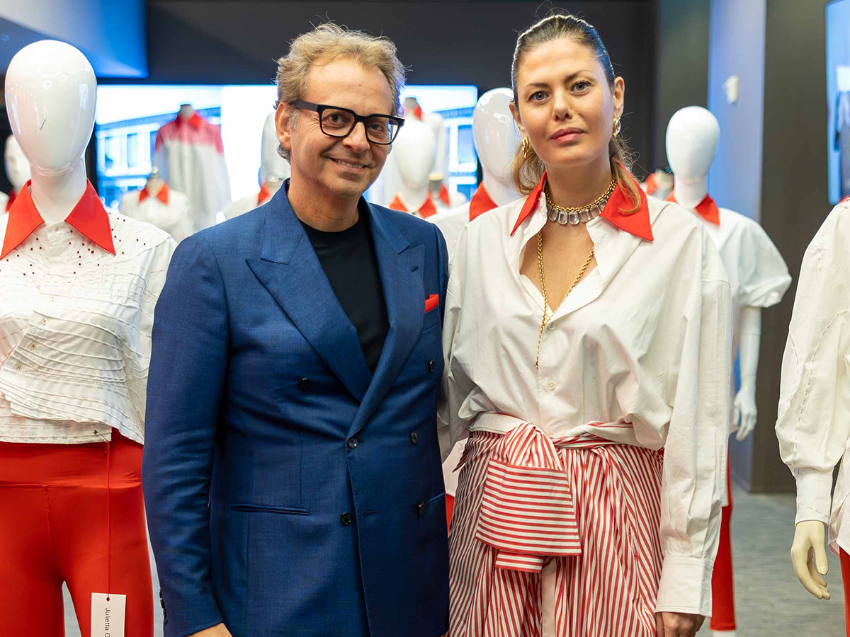 Istituto Marangoni Miami & Sara Battaglia Unveil "Red Collar" Capsule During Miami Art Week