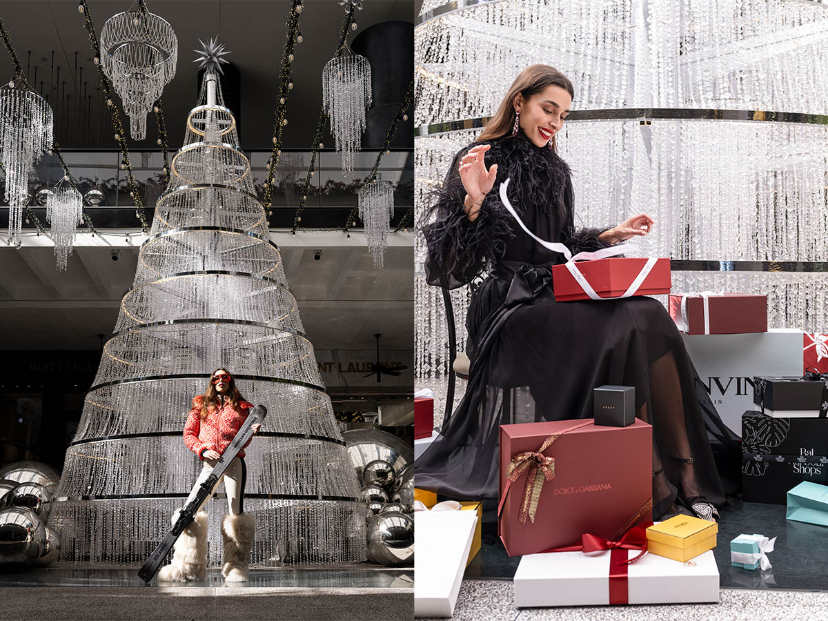 Colin Cowie Unveils Stunning Crystal Holiday Display At Bal Harbour Shops