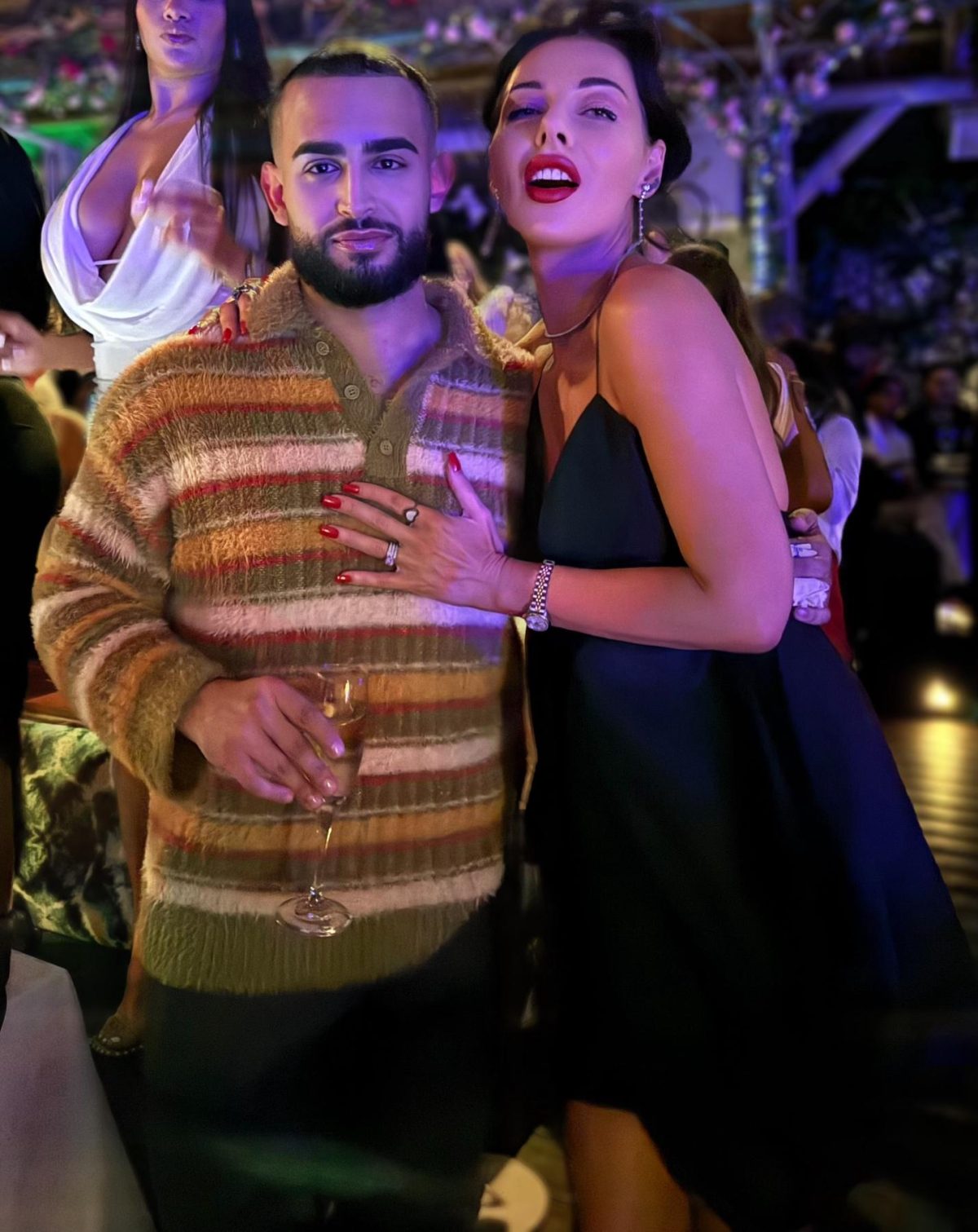 Victoria Unikel Stole The Show At Art Basel Miami With Gold, Glamour, And A-List Stars