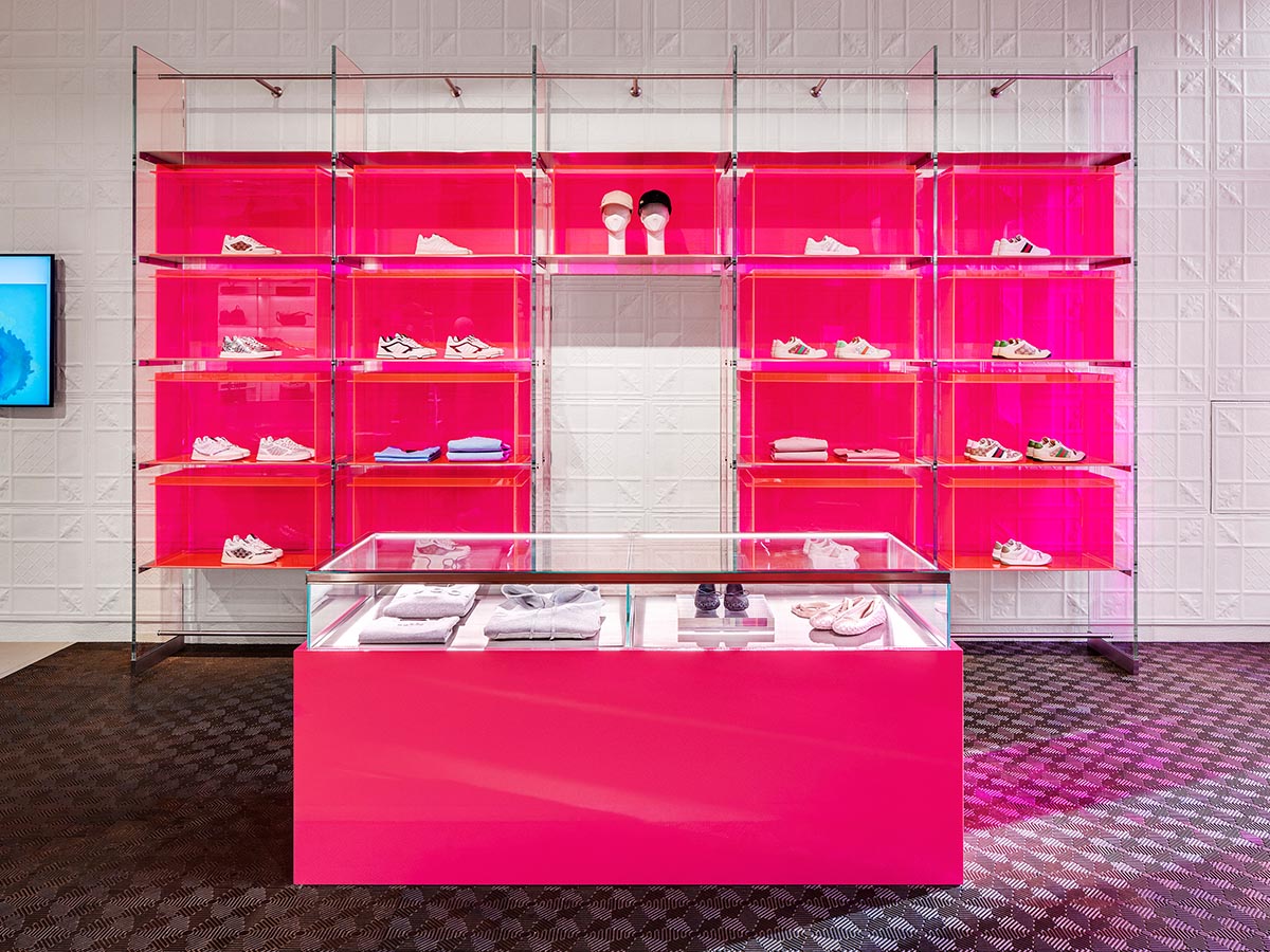 Inside The New Gucci Sneaker Pop-In at Wooster Boutique In SoHo