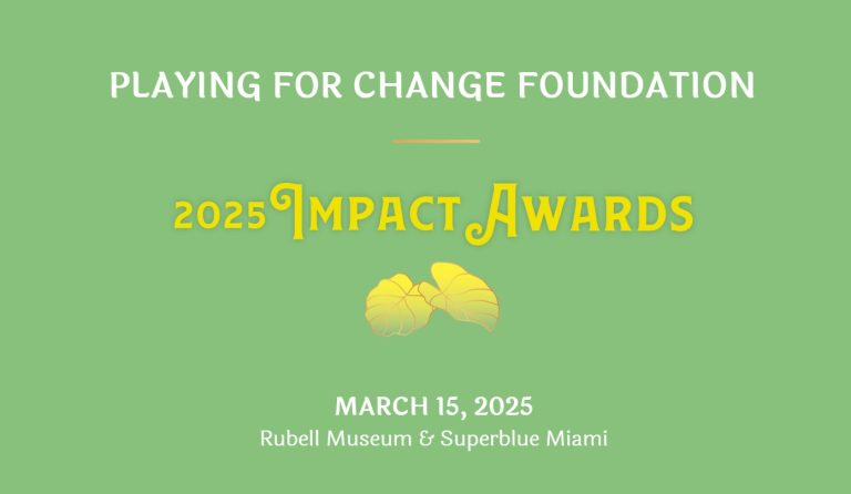 2025 Playing For Change Foundation Impact Awards Honor Marley Family, JUANES, Anitta