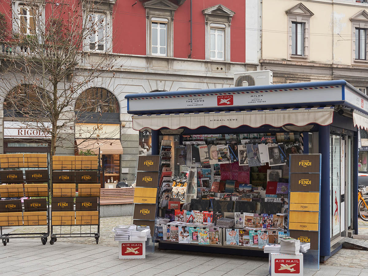 FENDI Takes Over Bookstores During Milan Fashion Week To Celebrate 100 Years