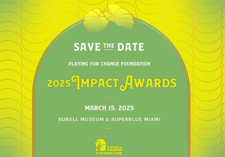Playing For Change Foundation Impact Awards in Miami to Feature Juanes, Anitta & Marley Family