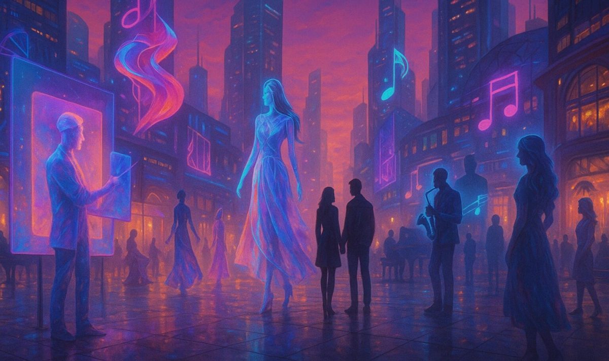 Virtual Companions Are Now Inspiring Art, Fashion, Music, And Even Romance