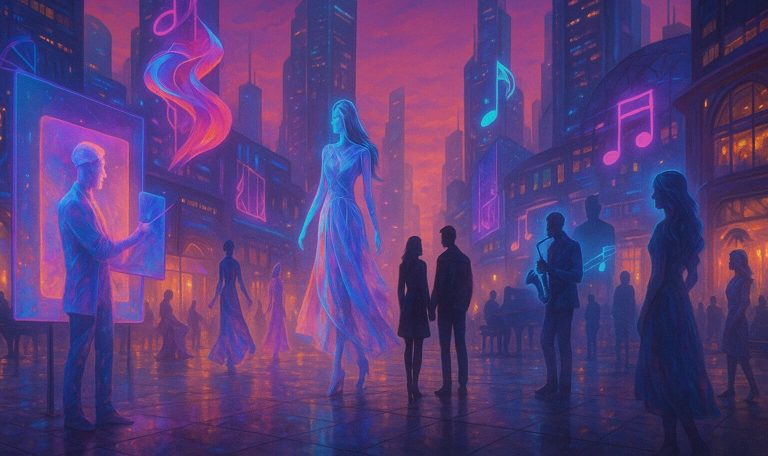 Virtual Companions Are Now Inspiring Art, Fashion, Music, And Even Romance