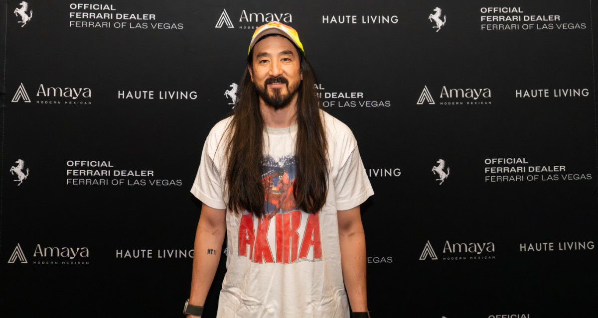 Haute Living Celebrates Steve Aoki With Ferrari of Las Vegas At Amaya Modern Mexican