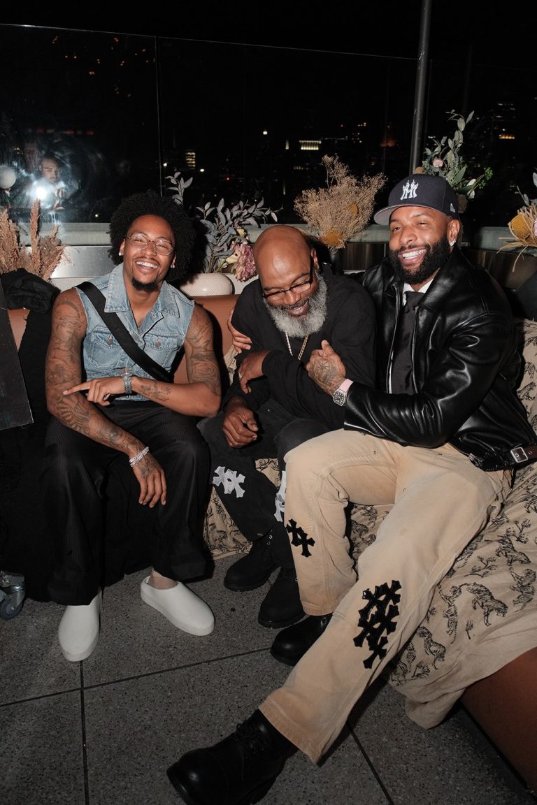 Odell Beckham Jr Shines At NYFW With FRI NDS Celebration FRINDS NYFW Kordell Beckham Odell Beckham Sr Odell Beckham Jr Enjoying A Family Moment Credit 768x1152