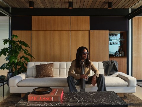 Inside Lenny Kravitz’s Chic Home Collection with CB2