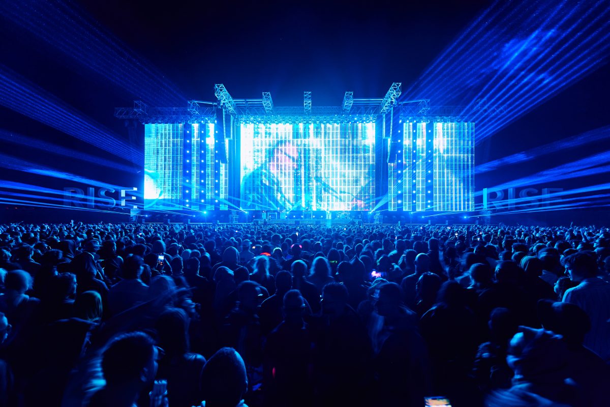 RISE Celebrates 10 Years With  RÜFÜS DU SOL, Calvin Harris, and John Mayer