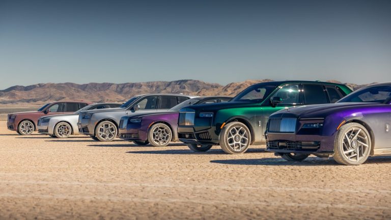 Rolls-Royce Black Badge Family Takes on the Mojave Desert: A New Expression of Luxury Without Limits