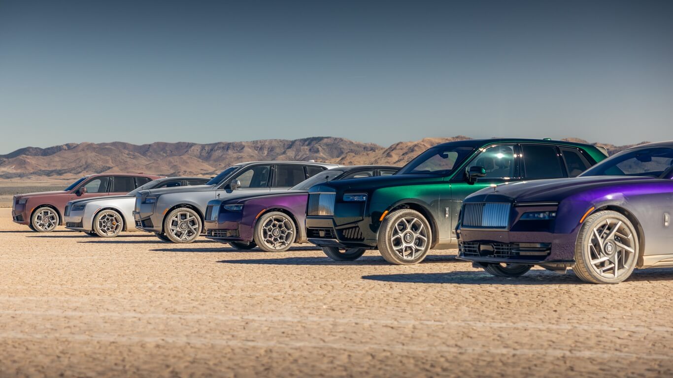 Rolls-Royce Black Badge Family Takes on the Mojave Desert: A New Expression of Luxury Without Limits