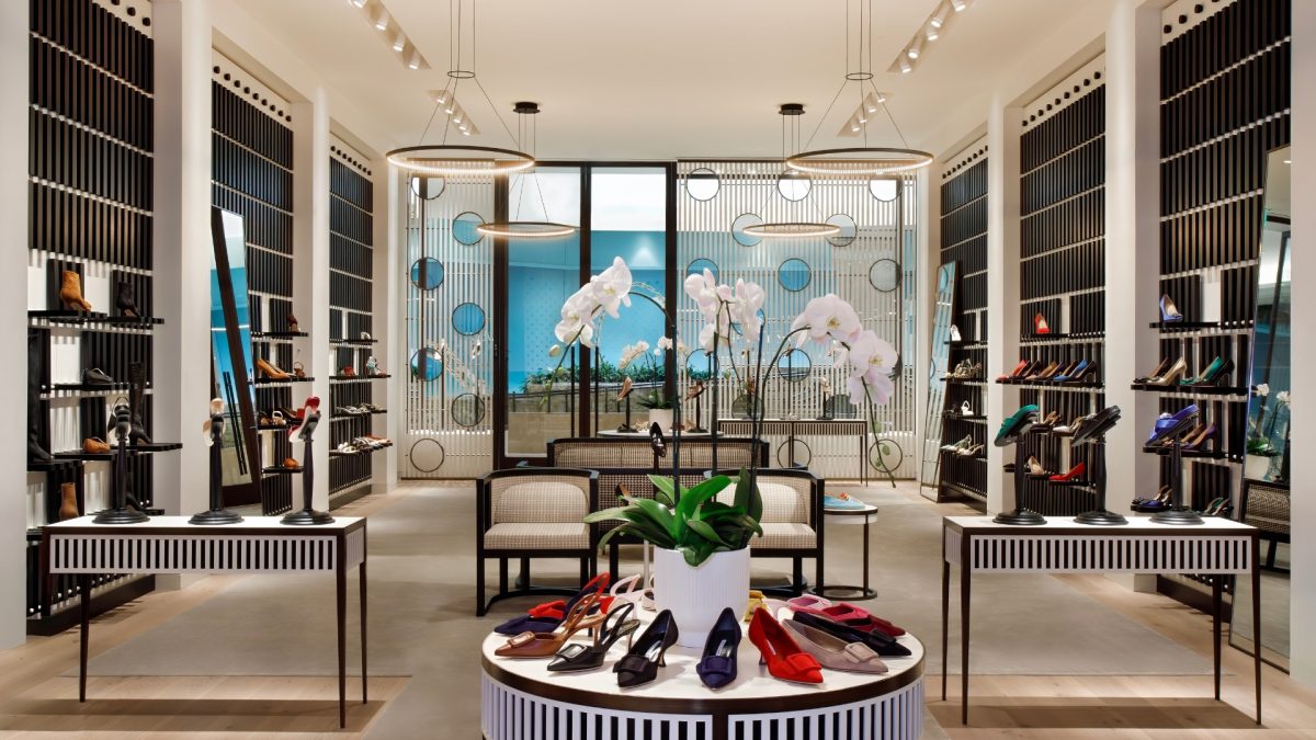 Manolo Blahnik Opens First West Coast Boutique at South Coast Plaza