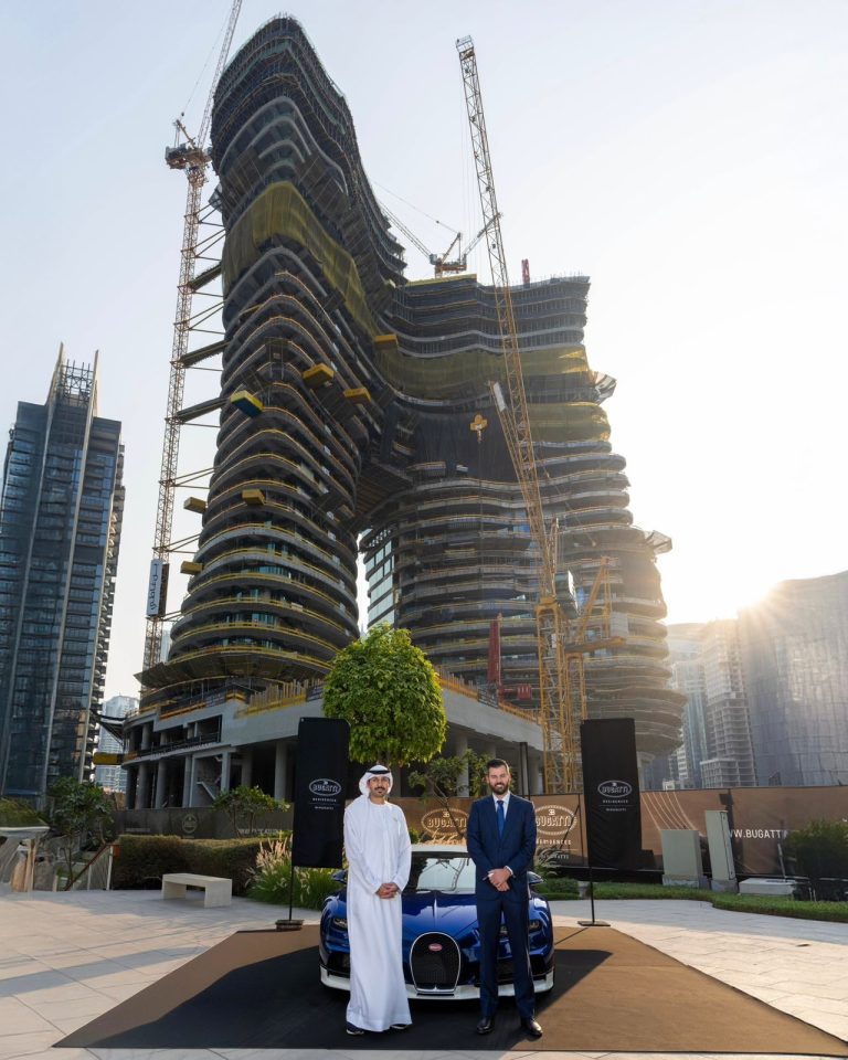 The Middle East’s Most Expensive Penthouse: Bugatti Residences Finalizes Historic AED 550M Deal in Dubai