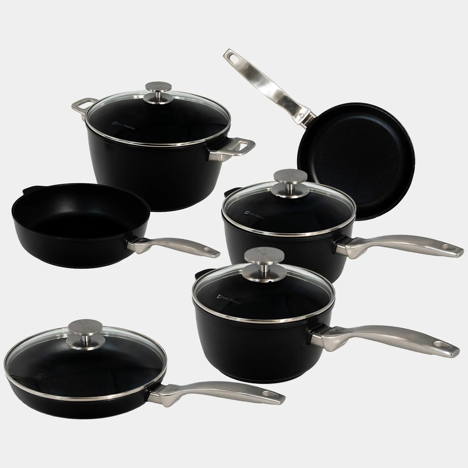 Swiss Diamond Nonstick Cookware for Your Health Goals & Clean Eating: Less Oil in the Fry Pan, Better Results