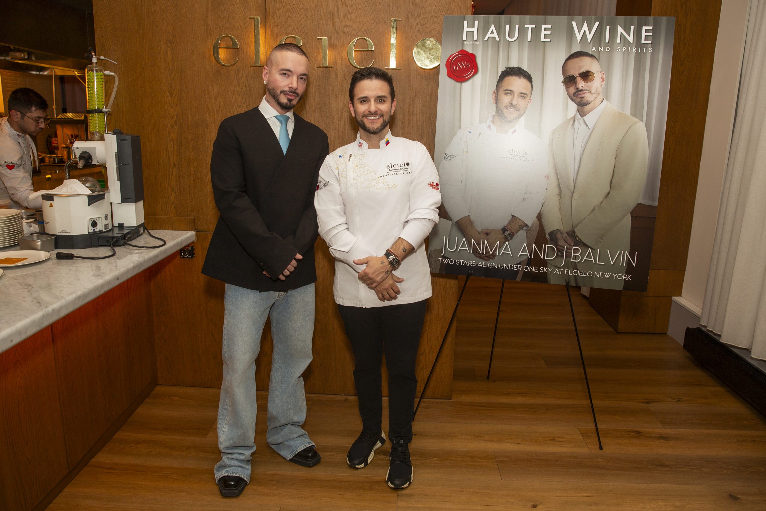 Haute Wine & Spirits Honors Juanma Barrientos and J Balvin at Elcielo New York During NYFW