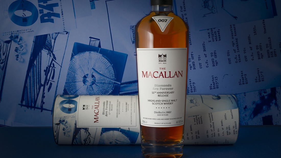 The Macallan Diamonds Are Forever 55th Anniversary Release Brings James Bond’s Cinematic Legacy to Life in Whisky