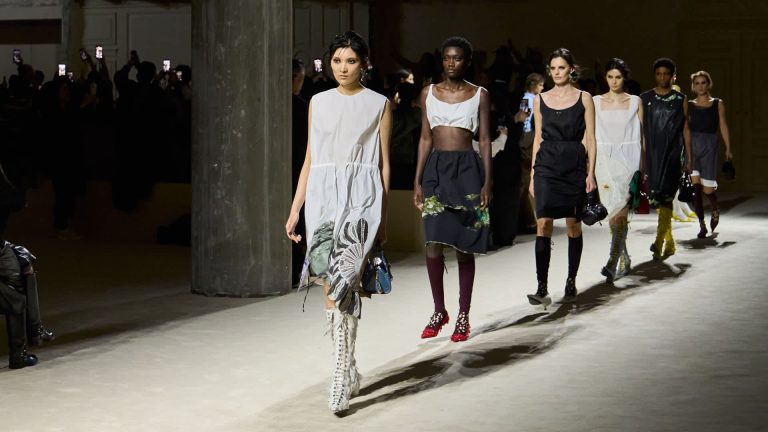 Miuccia Prada & Raf Simons Teach a Lesson in Layering for the Prada Fall/Winter 2026 Womenswear Show