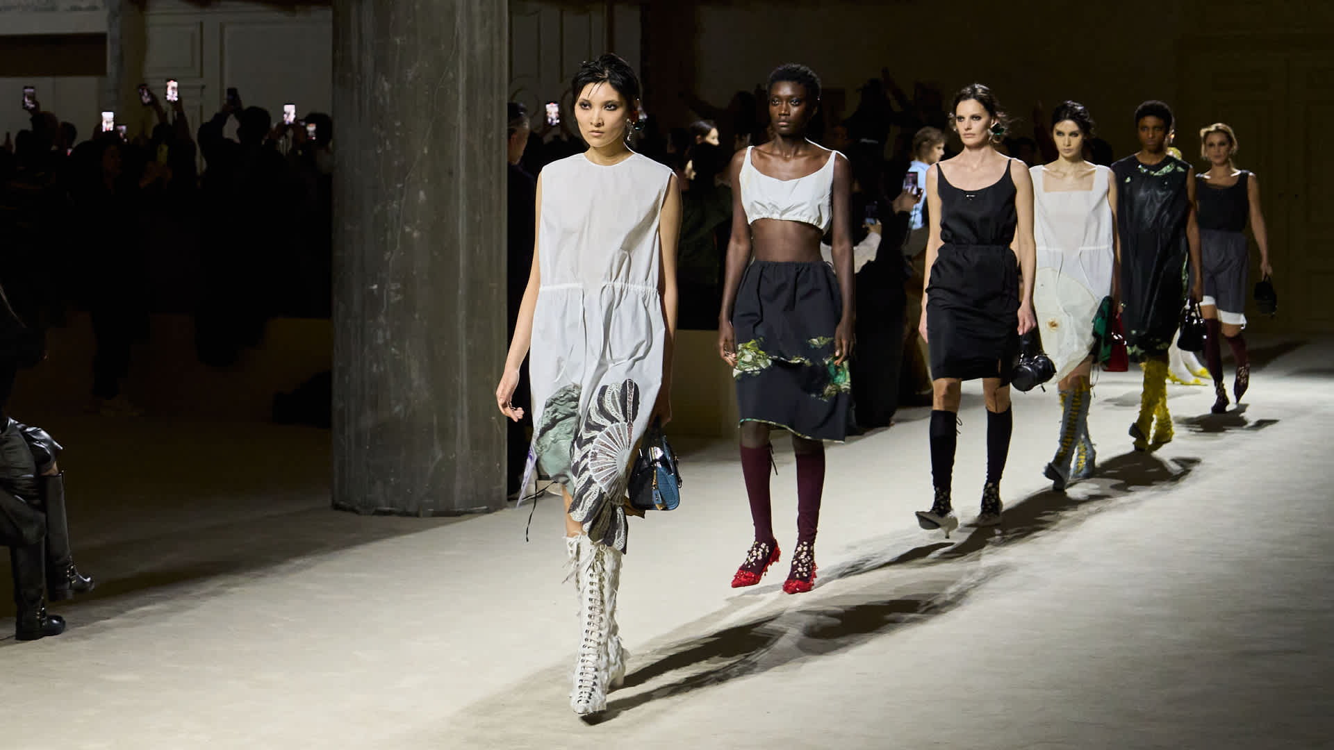 Miuccia Prada & Raf Simons Teach a Lesson in Layering for the Prada Fall/Winter 2026 Womenswear Show