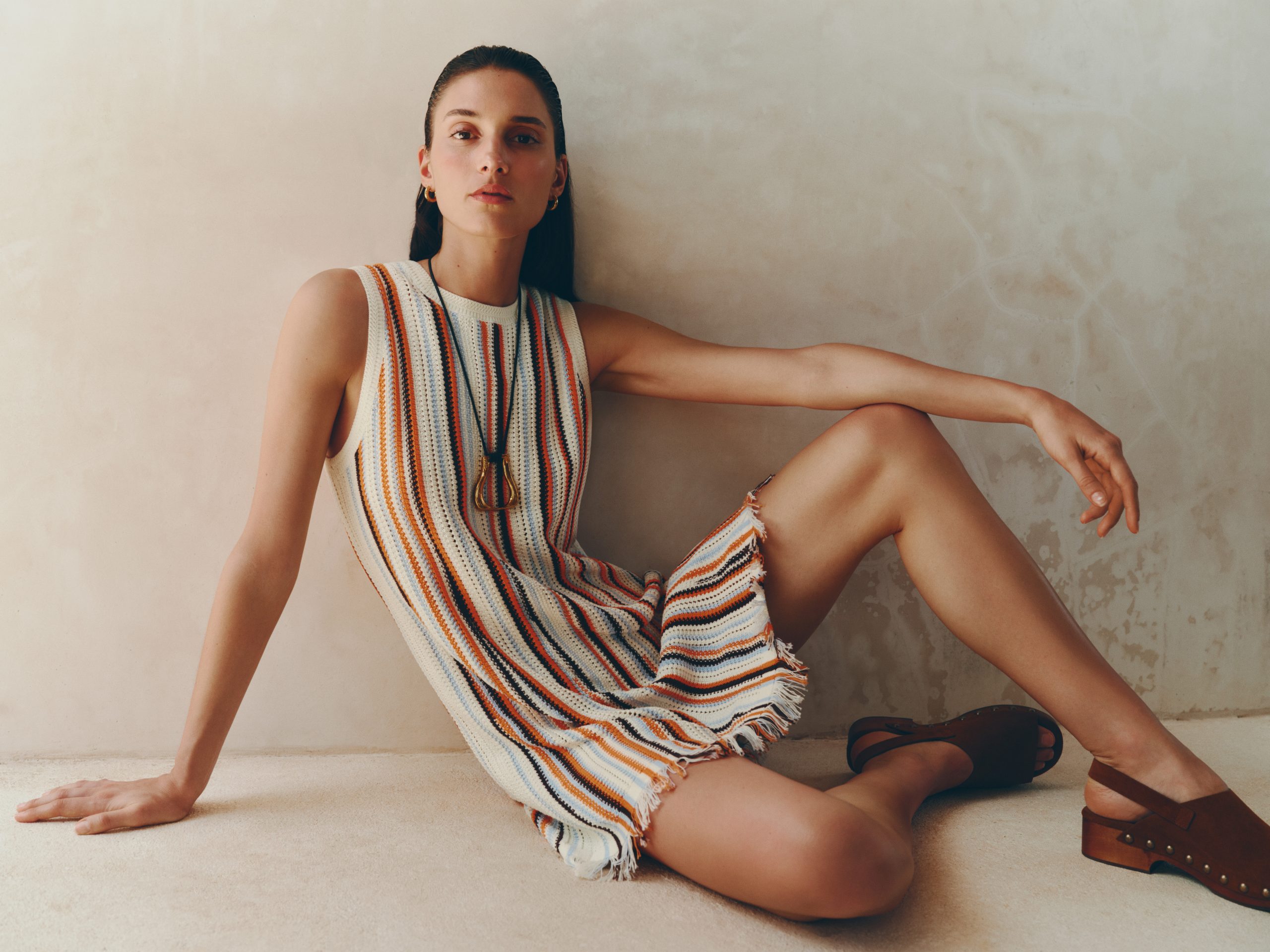 ME+EM Atlanta Buckhead Village striped crochet vacation dress May edit