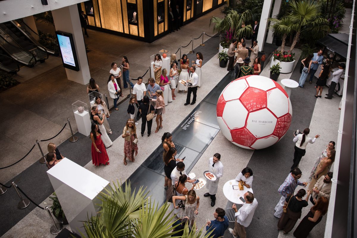 Jon-Paul Wheatley’s “Badly Drawn Ball” Arrives Among Miami’s Most Luxurious Shopping