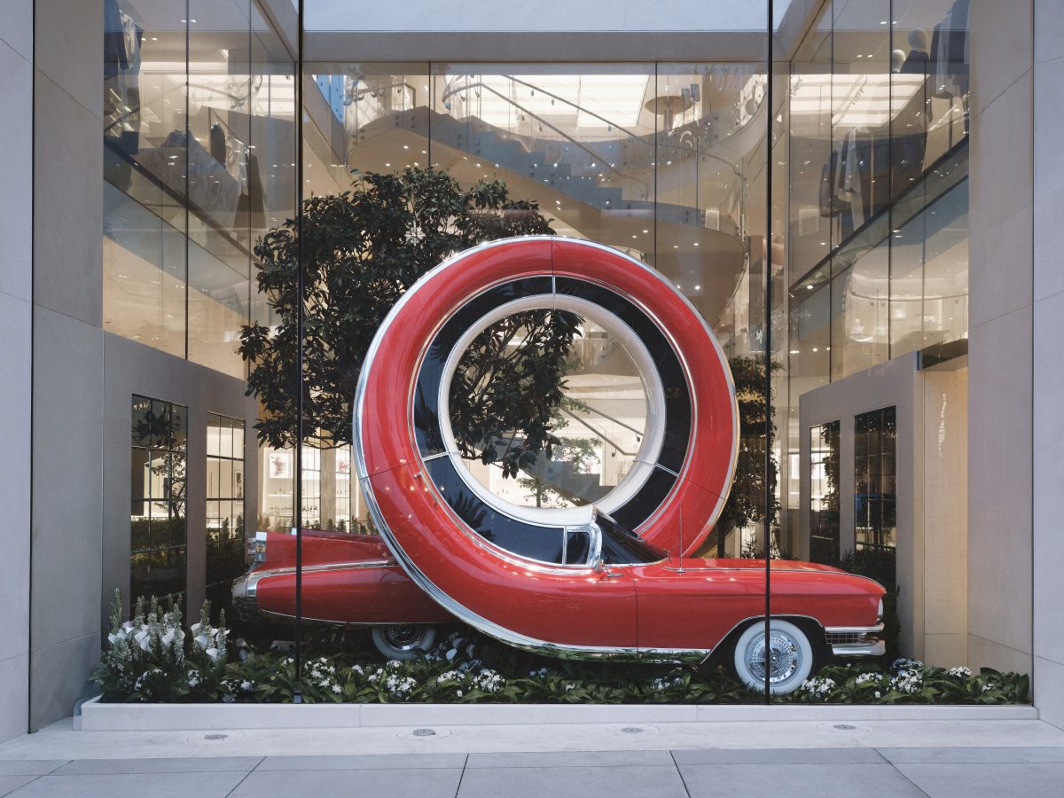 Alex Chinneck’s Surrealist Sculptures Have Taken Over the House of Dior in New York and Beverly Hills
