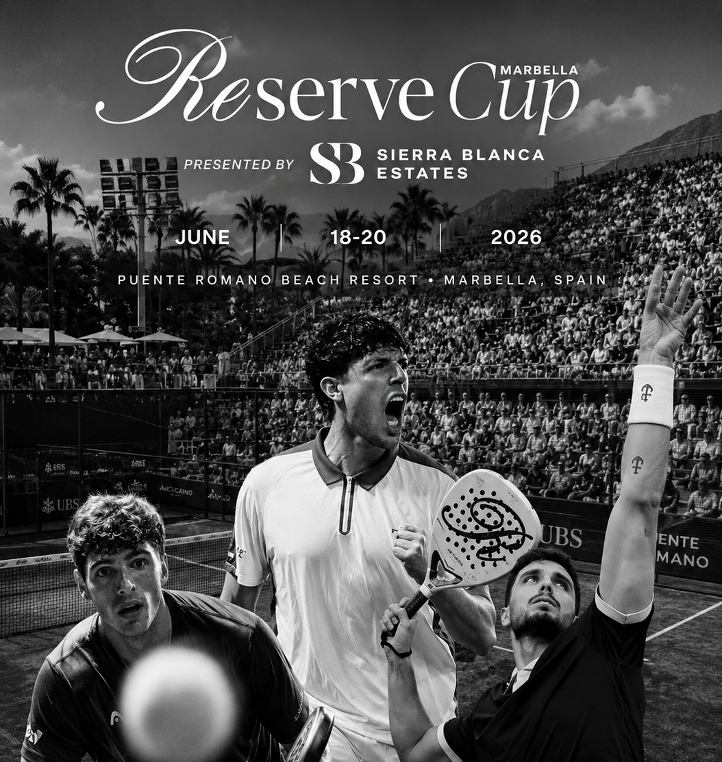 Reserve Cup padel tournament promo
