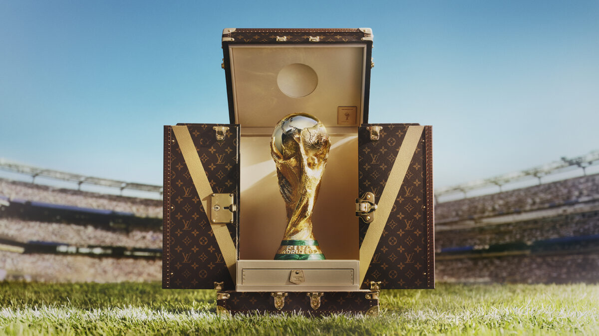 Louis Vuitton Continues to Dominate Sports With the World Cup Trophy Trunk