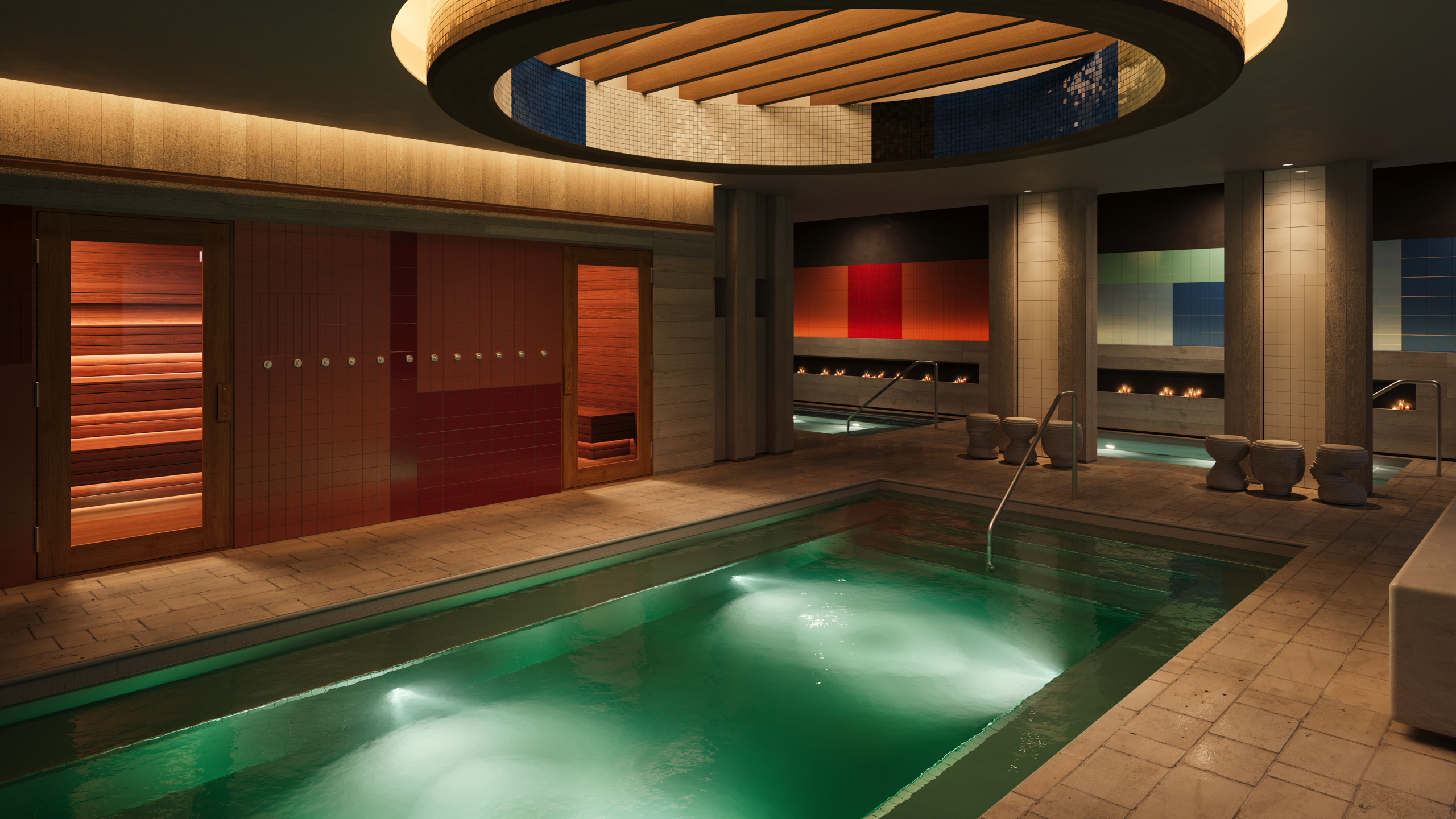 1Grotto Interior Rendering WynwoodMiami - A New Luxury Bath House Arrives in Miami