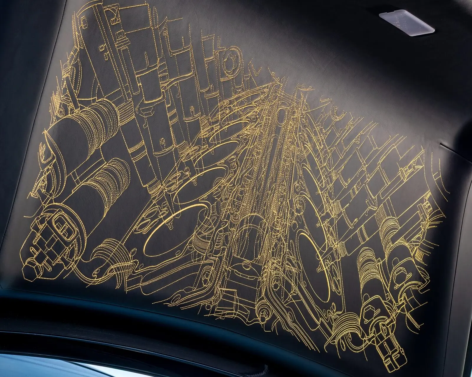 Ghost Black and Gold boot lid B - Rolls Royce Returns to Monterey Car Week 2026 With Two Extraordinary Bespoke Creations