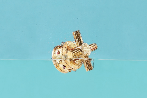 Eternity Royal Quatro Bejeweled Handle in 22K Polished Gold