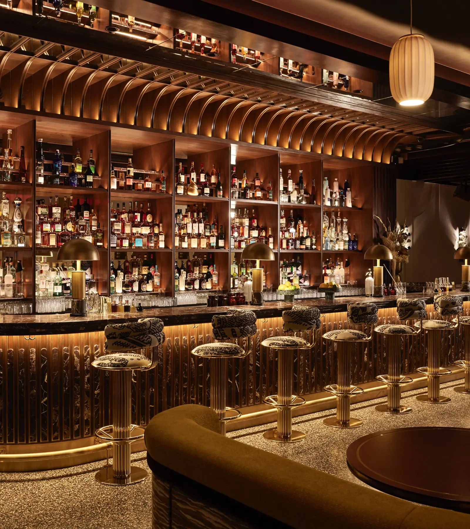Beefbar Bar Space Photo Credit Tribeca Hospitality Group - Beefbar New York Brings Monte Carlo Steakhouse Energy to Tribeca