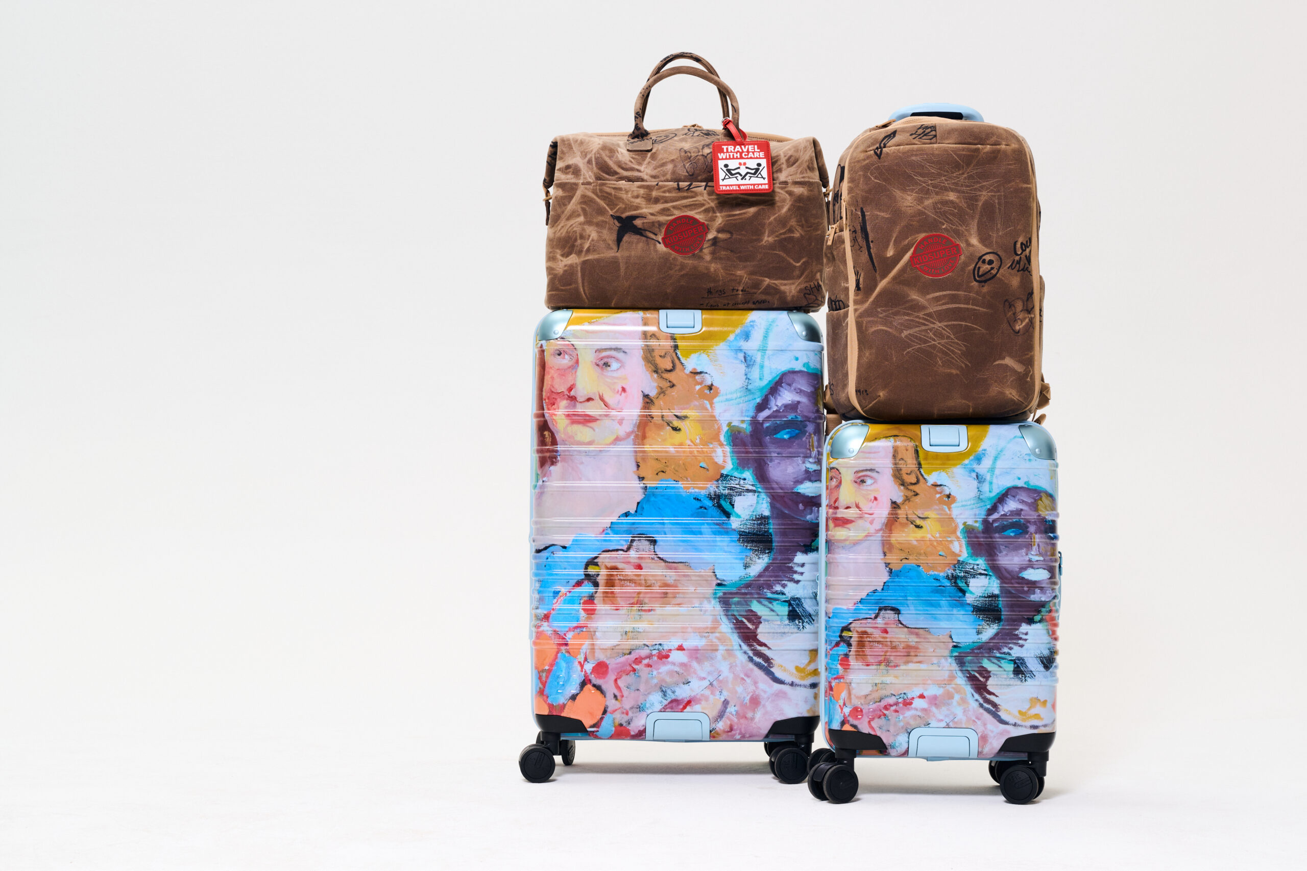 Beis x KidSuper Group Shot3 - Luggage as Art: BÉIS Just Dropped Its Most Creative Collab Yet
