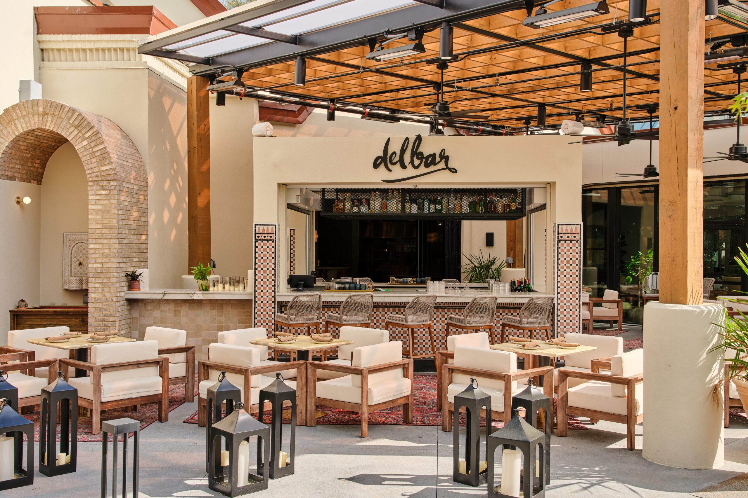 Delbar Patio Photo by Andrew Thomas Lee 1 - The Atlanta Power Lunch Isn’t at a Steakhouse Anymore