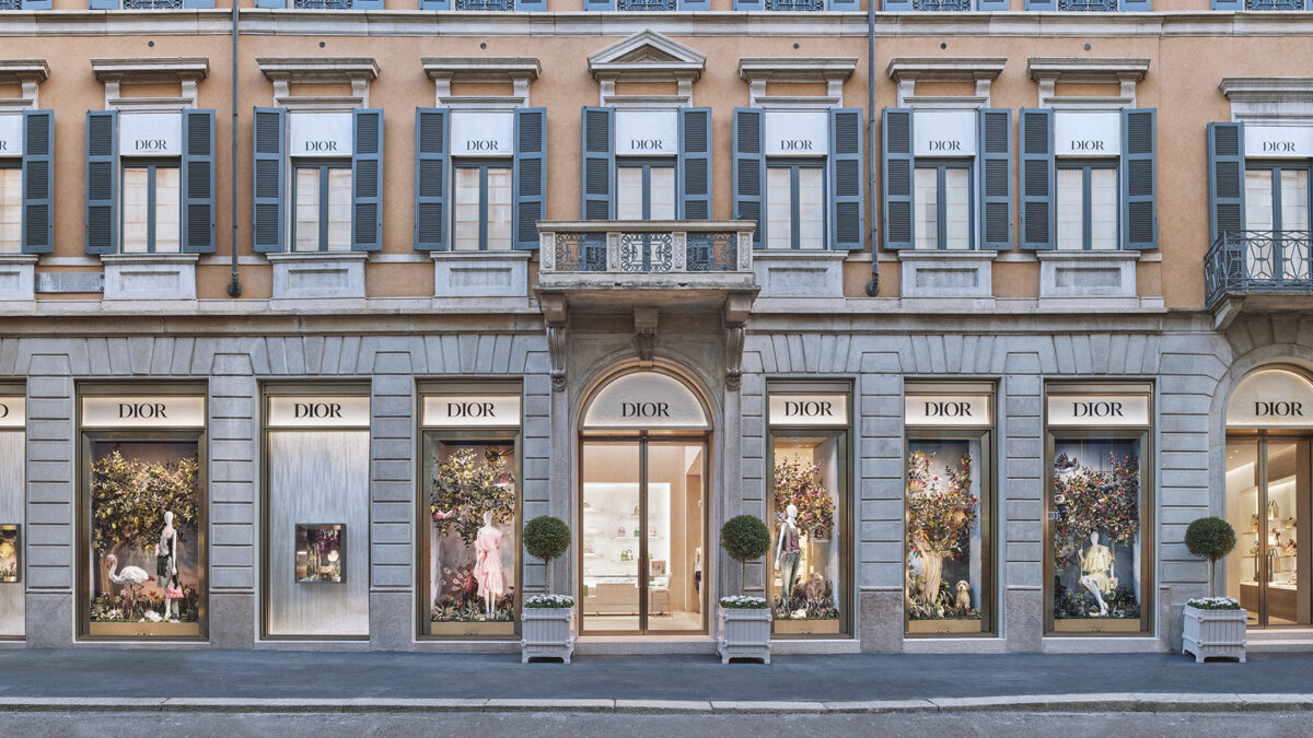 Dior Just Opened a Three-Story Boutique in Milan With a Michelin-Starred Restaurant Inside