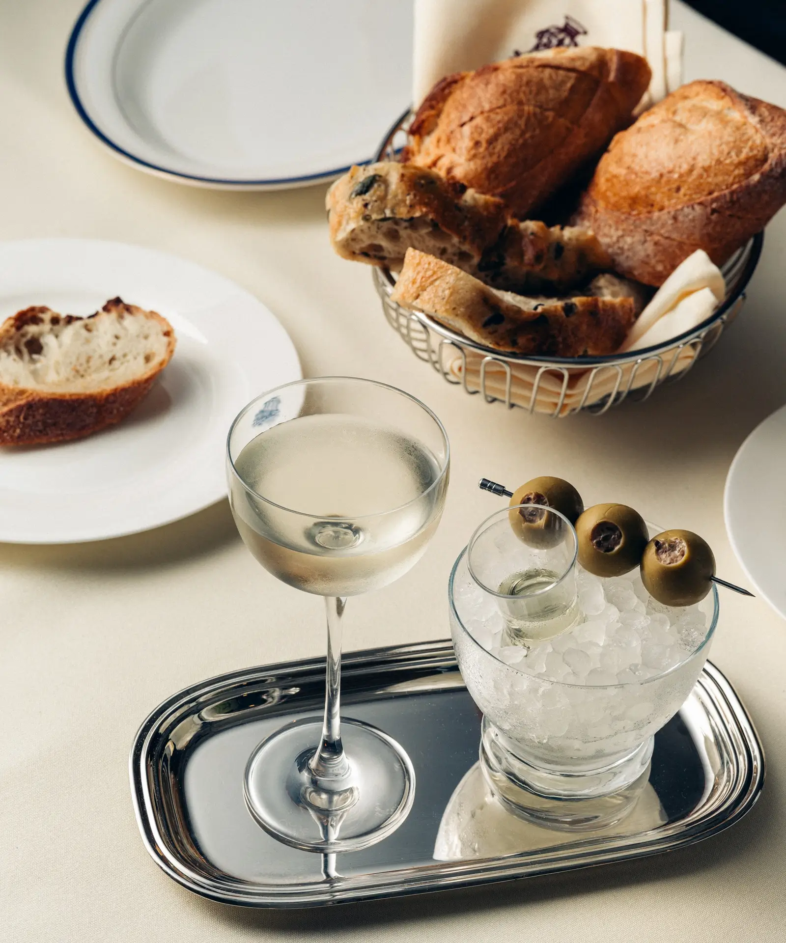 Provencal Dirty Martini