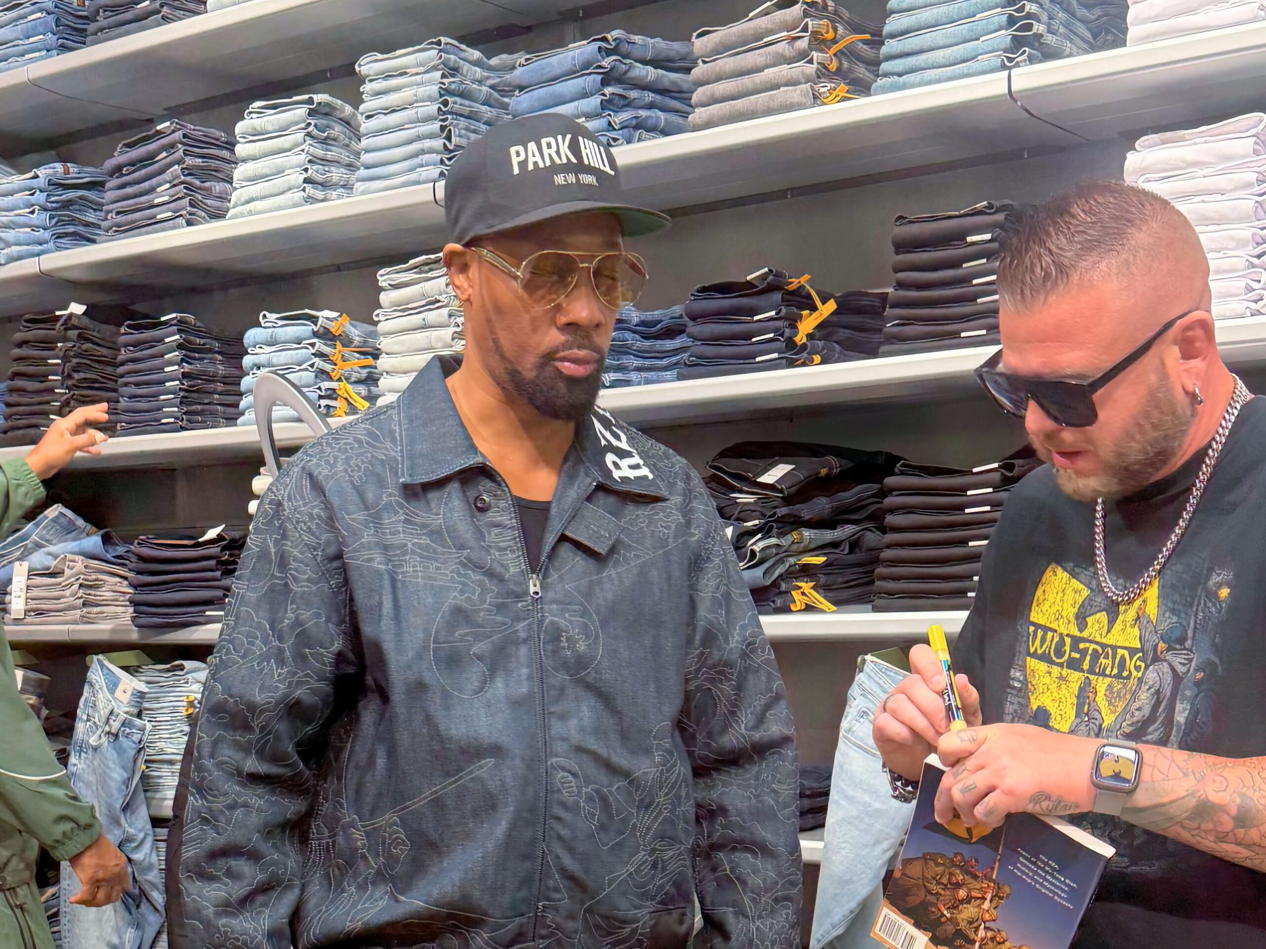 RZA at the exclusive Atlanta launch of the collection at G-Star Raw at Lenox Square.